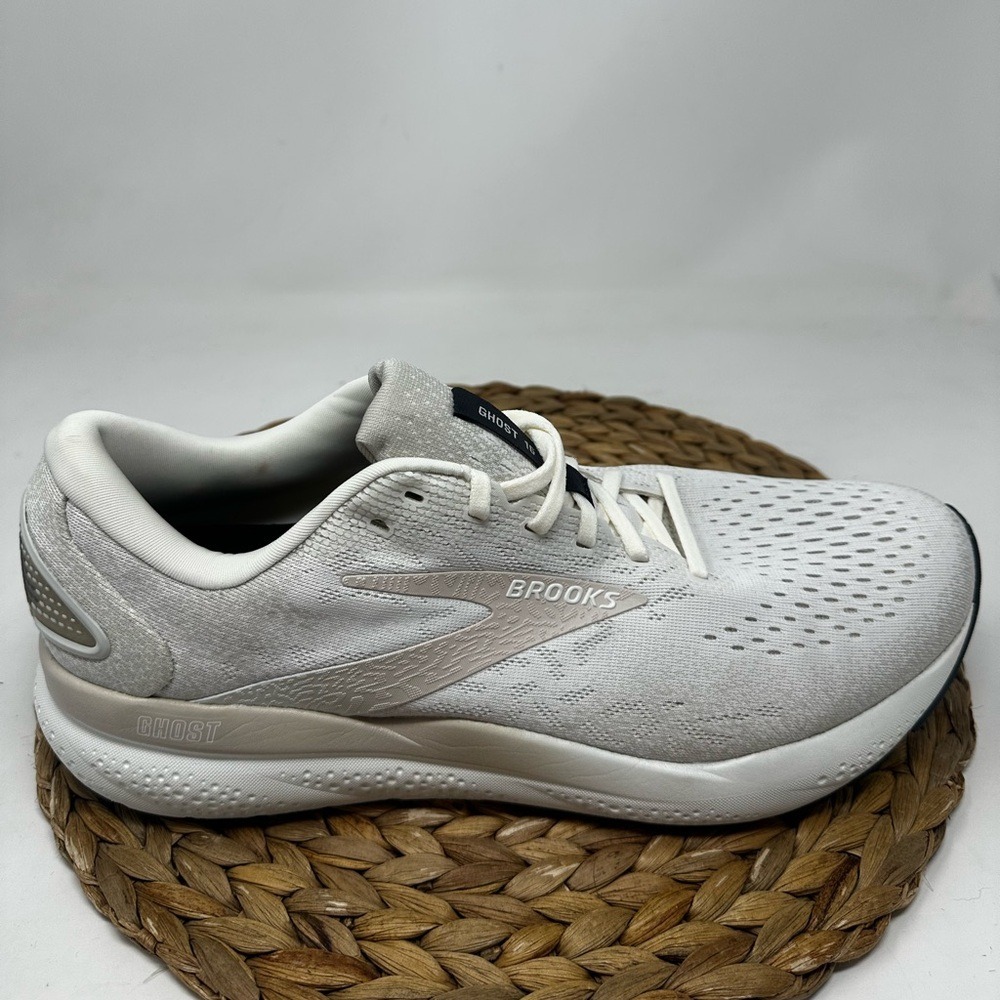 BROOKS Ghost 16 Running Shoes Coconut Chateau Forged Iron Size 13 Men's